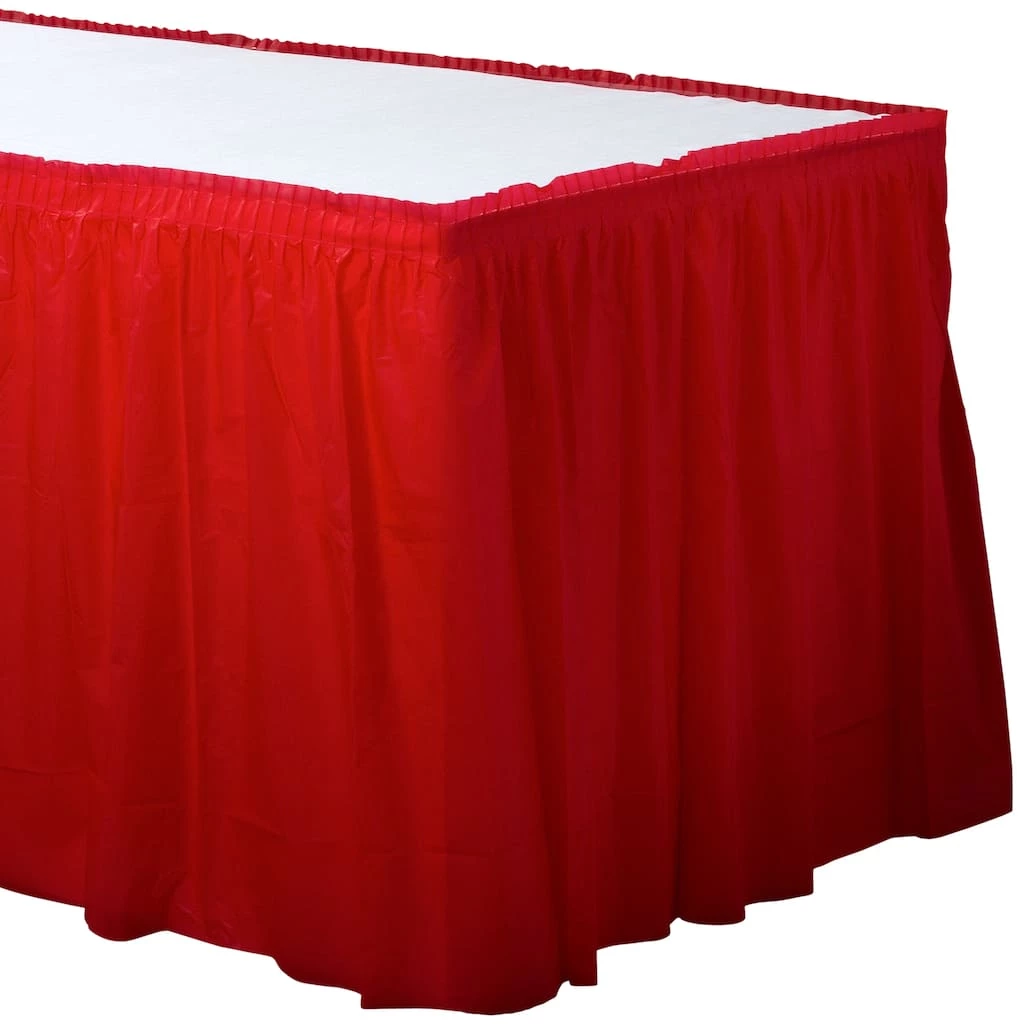 Coupon π₯° Apple Red Plastic Table π Skirt, 2ct. by Amscan π 1 Coupon π₯° Apple Red Plastic Table π Skirt, 2ct. by Amscan π