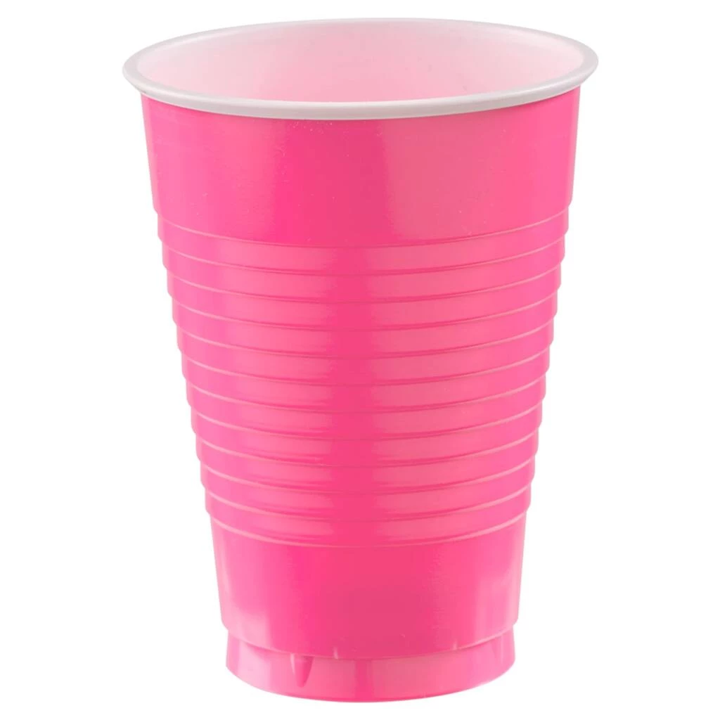Cheapest 🧨 12oz. Bright Pink Plastic Cups, 150ct. by Amscan ✔️ 1 Cheapest 🧨 12oz. Bright Pink Plastic Cups, 150ct. by Amscan ✔️