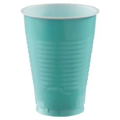Buy 🤩 12oz. Robin's Egg Blue Plastic Cups, 150ct. by Amscan ❤️