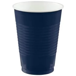 Brand new ❤️ 12oz. Navy Plastic Cups, 150ct. by Amscan 🔥