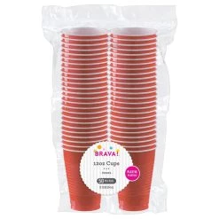 Wholesale ✨ 12oz. Apple Red Plastic Cups, 150ct. by Amscan 😍