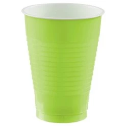 Outlet 🤩 12oz. Kiwi Green Plastic Cups, 150ct. by Amscan 🔥
