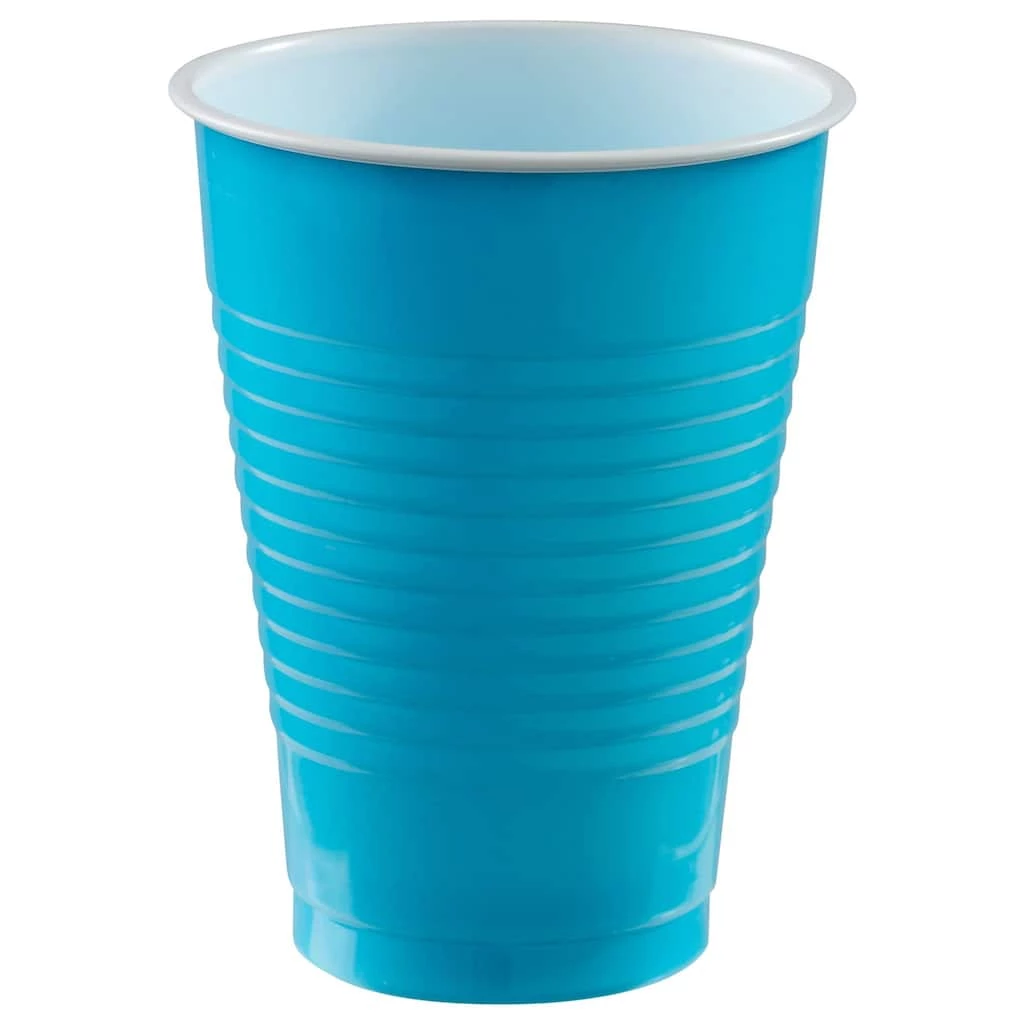 Promo 🥰 12oz. Caribbean Blue Plastic Cups, 150ct. by Amscan 🛒 1 Promo 🥰 12oz. Caribbean Blue Plastic Cups, 150ct. by Amscan 🛒