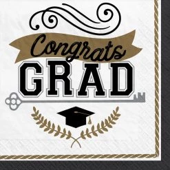 Best Pirce 🛒 Congrats Grad Lunch Napkins, 100ct. by Amscan 🎁