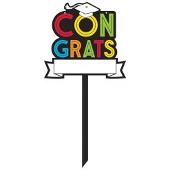 Cheapest ✔️ 15" Personalizable Plastic Graduation Yard Signs, 3ct. by Amscan 👏