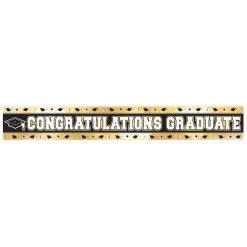 Best Pirce 👍 9ft. Congratulations Graduate Foil Banners, 10ct. by Amscan 🧨
