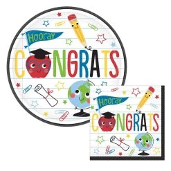 Hot Sale 🌟 Future Dreams Party Impressions Plates & Napkins Value Pack by Amscan ❤️