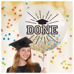 Top 10 💯 Large Graduation Confetti Balloon, 3ct. by Amscan ⭐