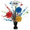 Budget 🥰 18" Graduation Multicolor Tinsel Burst Centerpiece, 4ct. by Amscan ✨
