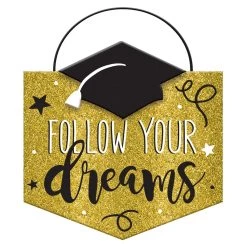 Cheapest 🤩 Graduation Mini Follow Your Dreams Message, 6ct. by Amscan ✨