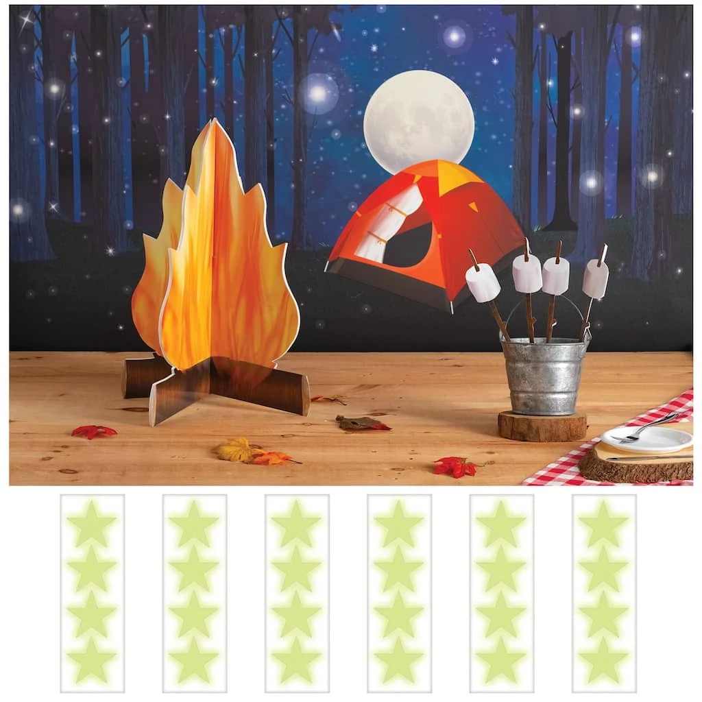 Flash Sale 𧨠Happy Camper Backdrop Kit by Amscan π 1 Flash Sale 𧨠Happy Camper Backdrop Kit by Amscan π