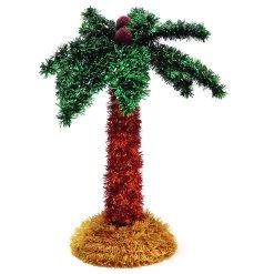 Best deal 🎁 12.5" 3D Tinsel Palm Tree, 2ct. by Amscan 👏