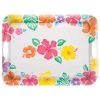 Coupon 🤩 19.75" Hibiscus Melamine Tray with Handles, 2ct. by Amscan 🔔