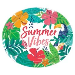 Best Sale ✨ 12" Tropical Jungle Oval Paper Plates, 36ct. by Amscan 🥰