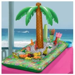 Promo 🧨 Summer Luau Inflatable Palm Tree Buffet Cooler by Amscan ✨