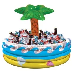 New 🥰 Summer Luau Tropical Palm Tree Inflatable Cooler by Amscan 😍