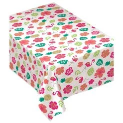 Best Pirce 🎉 90" 🌞 Summer Luau Aloha Flannel-Backed Table Covers, 2ct. by Amscan 🎁