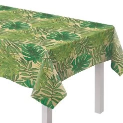 Coupon 😀 Summer Luau Island Palms Flannel-Backed Vinyl Table Covers, 2ct. by Amscan 👍