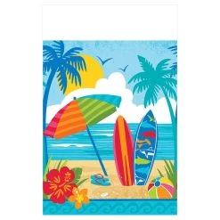 Discount 😍 90" 🌞 Summer Sun & Surf Plastic Table Covers, 3ct. by Amscan 🎉