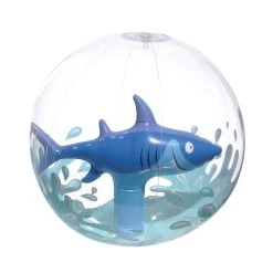 Budget 💯 12" 🌞 Summer Shark Inflatable Beach Balls, 6ct. by Amscan 🔔