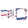 Promo 😀 Patriotic Stars & Stripes Customizable Giant Photo Frame by Amscan 🤩