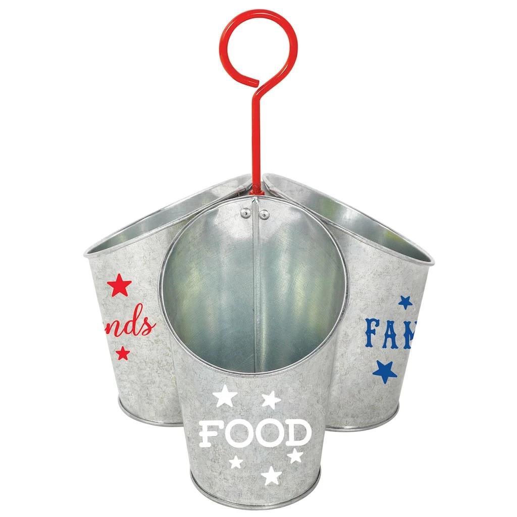 Coupon 💯 Patriotic Utensil Caddy by Amscan ❤️ 1 Coupon 💯 Patriotic Utensil Caddy by Amscan ❤️