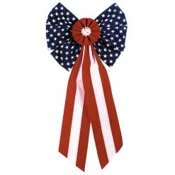 Promo 🎁 28" Patriotic Stars & Stripes Bows, 3ct. by Amscan 😍