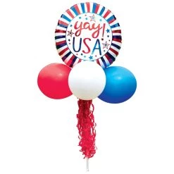 Promo 🎉 Patriotic Balloon Yard Sign by Amscan ⌛