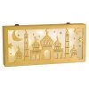 Outlet 👏 Eid Light-Up Wooden Shadowbox by Amscan 💯