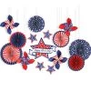 Best reviews of 👏 Patriotic Pinwheel Backdrop Fan Decorating Kit by Amscan 😍