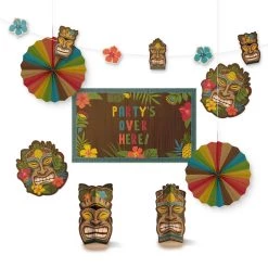 Discount 🤩 Vintage Tiki Room Decorating Kit by Amscan ⭐