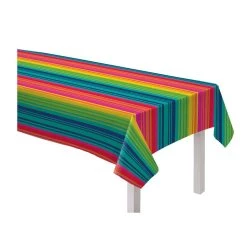Top 10 🌟 90" Fiesta Serape Striped Flannel-Backed Vinyl Table Cover, 2ct. by Amscan 🥰