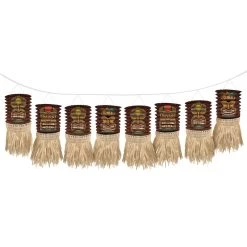 Best Pirce 🧨 12ft. ☀️ Summer Tiki Collapsible Garland, 2ct. by Amscan 🎁