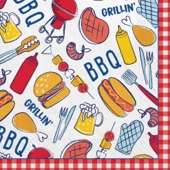 Buy 🔥 Grillin and Chillin Lunch Napkins, 80ct. by Amscan 🎉