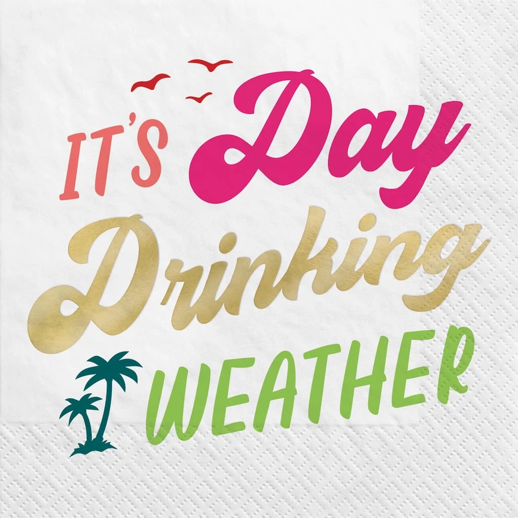 Discount β¨ Summer Day Drinking Weather Beverage Napkins, 48ct. by Amscan π 1 Discount β¨ Summer Day Drinking Weather Beverage Napkins, 48ct. by Amscan π