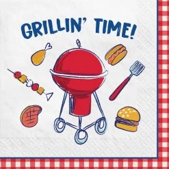 Coupon 😀 Grillin and Chillin Beverage Napkins, 120ct. by Amscan 😀
