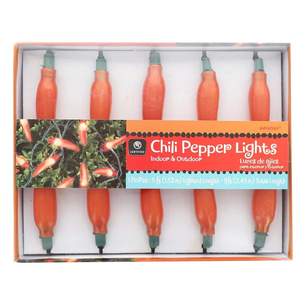 Best Sale 🛒 8ft. Chili Pepper String Lights by Amscan ⭐ 1 Best Sale 🛒 8ft. Chili Pepper String Lights by Amscan ⭐