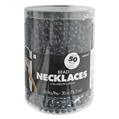 Outlet 🎉 30" Metallic Bead Party Necklaces, 50ct. by Amscan 🌟 -Amscan Sales Shop D616276S 1