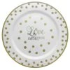 Best reviews of 😀 10.25" Love Round Plastic Plates, 10ct. by Amscan 🎁