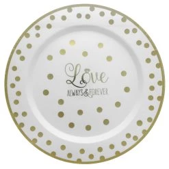 Best reviews of 😀 10.25" Love Round Plastic Plates, 10ct. by Amscan 🎁