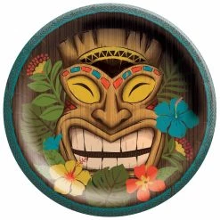 Best reviews of 🛒 6.75'' Vintage Tiki Value Pack Round Plates, 50ct. by Amscan ⭐