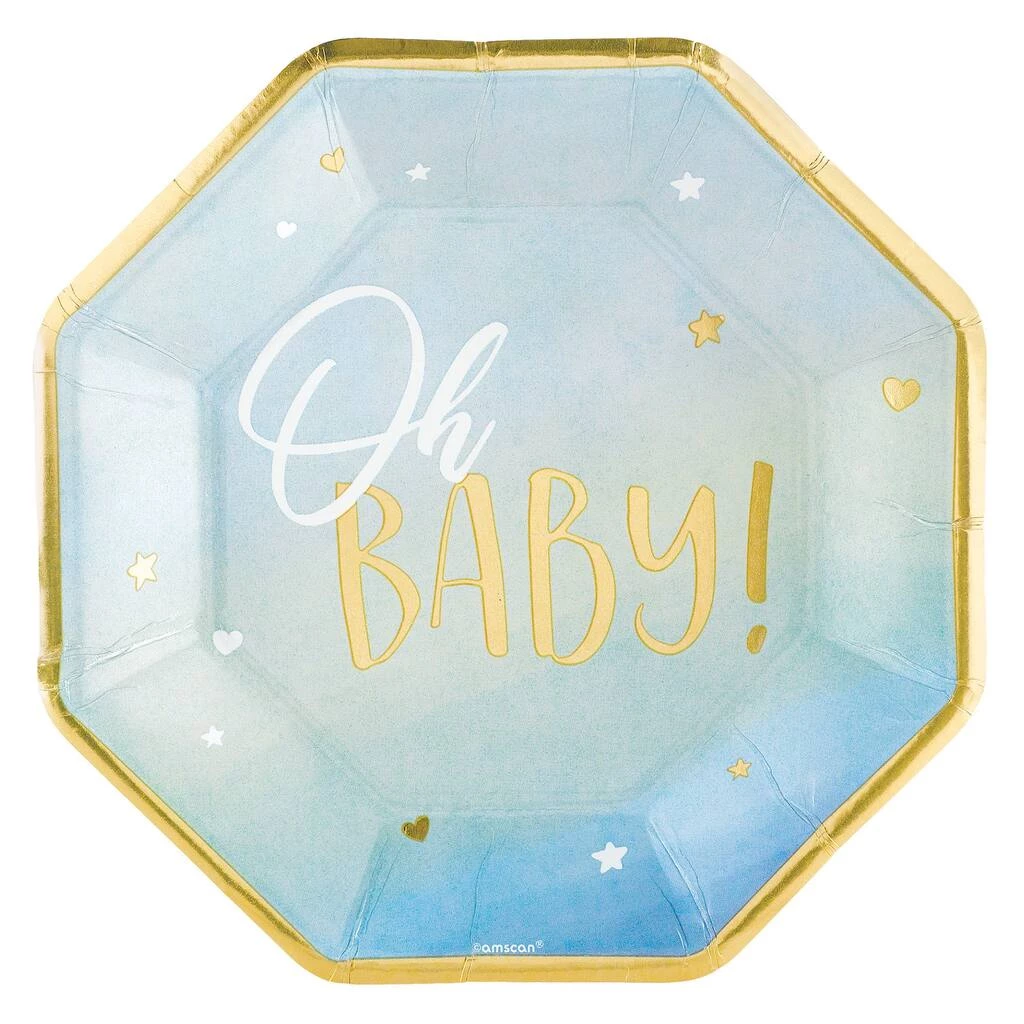 Top 10 π― 10.5" Blue Oh Baby Plates, 8ct. by Amscan π 2 Top 10 π― 10.5" Blue Oh Baby Plates, 8ct. by Amscan π - Image 2