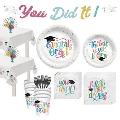 Coupon ✨ Graduation You Did It Tableware Kit by Amscan 🥰