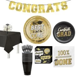 Wholesale 😀 Graduation The Best Is Yet To Come Tableware Kit by Amscan 🔔