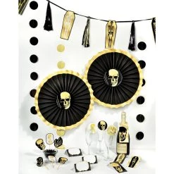 New 🎁 Glam Boneyard Bar 💀 Halloween Decorating Kit by Amscan 🎁