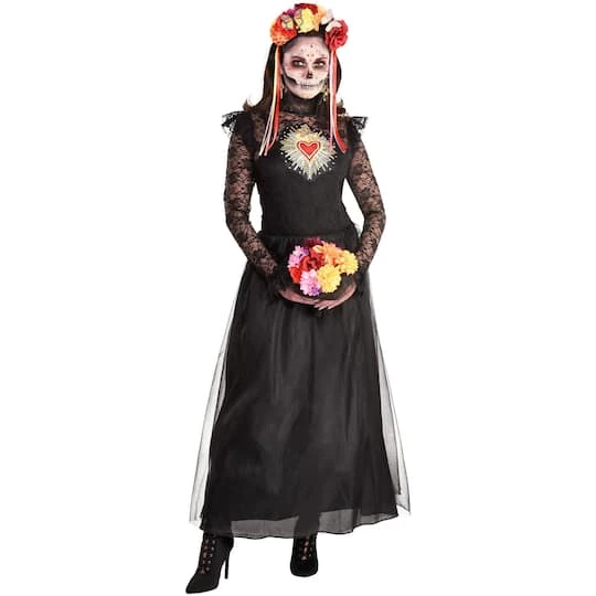 Promo 𧨠Day of the Dead Couture π Dress Adult Costume by Amscan π 2 Promo 𧨠Day of the Dead Couture π Dress Adult Costume by Amscan π - Image 2