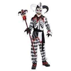 Hot Sale 🤩 Sinister Jester Child Costume by Amscan 🔥