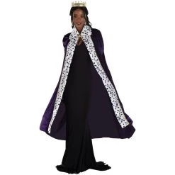 Coupon 🤩 Purple Queen Cape Adult Costume by Amscan 😀