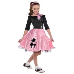 Discount ✔️ Miss Sock Hop Youth Costume by Amscan ✔️