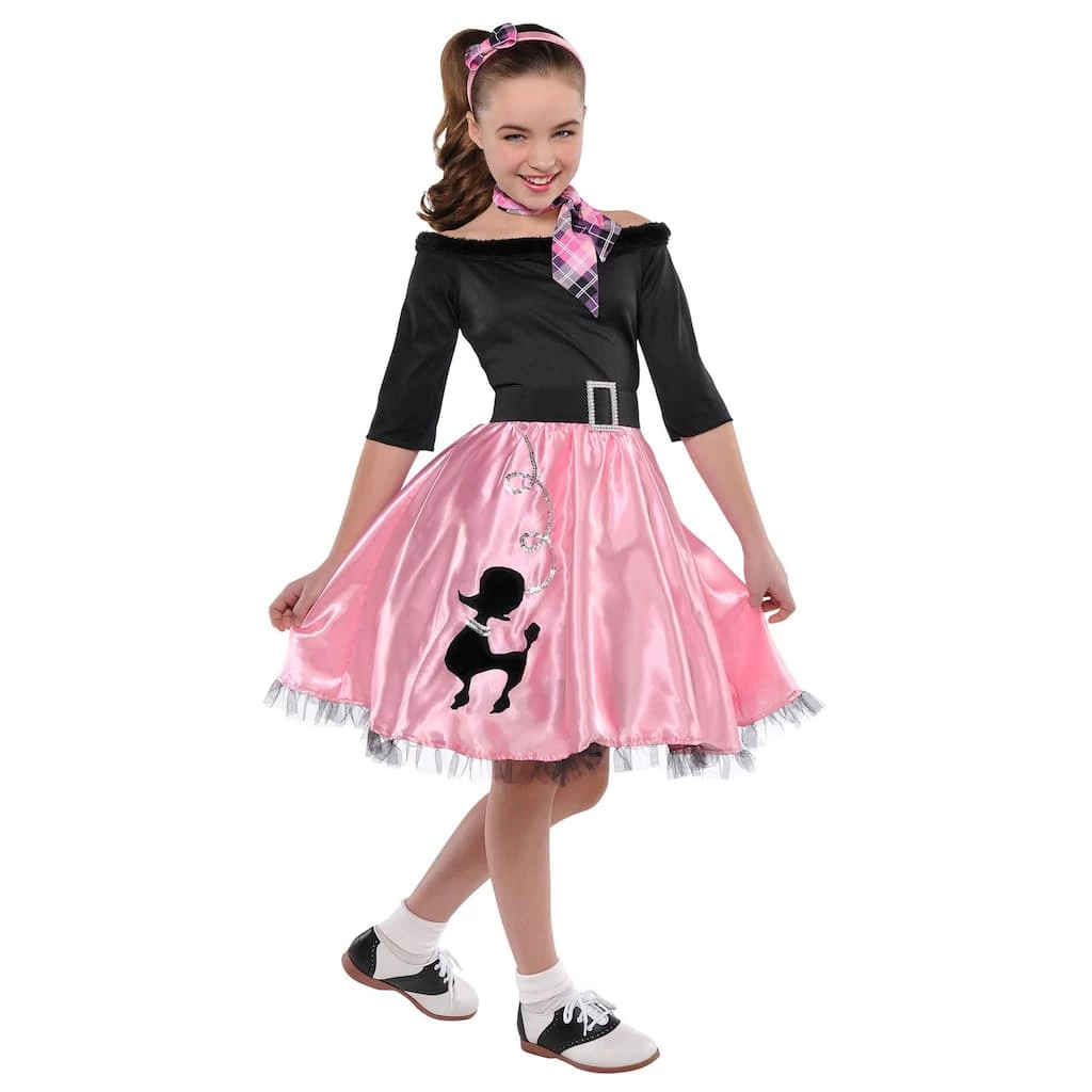 Discount ✔️ Miss Sock Hop Youth Costume by Amscan ✔️ 1 Discount ✔️ Miss Sock Hop Youth Costume by Amscan ✔️